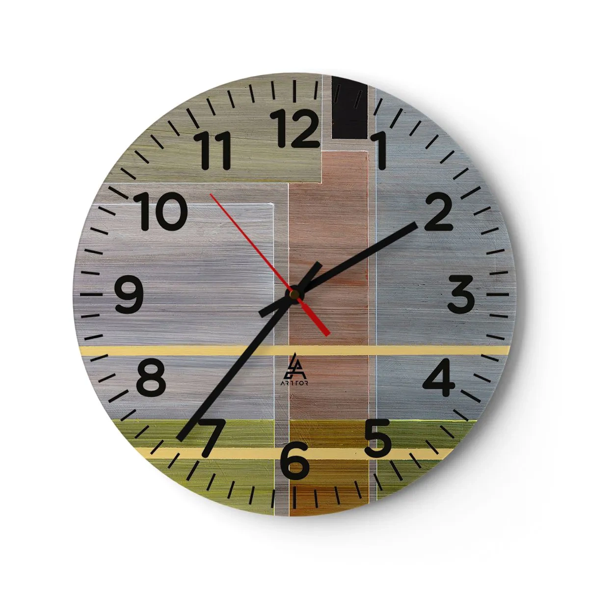 Wandklok - Klok - Eenvoudig en rustig - 40x40 cm