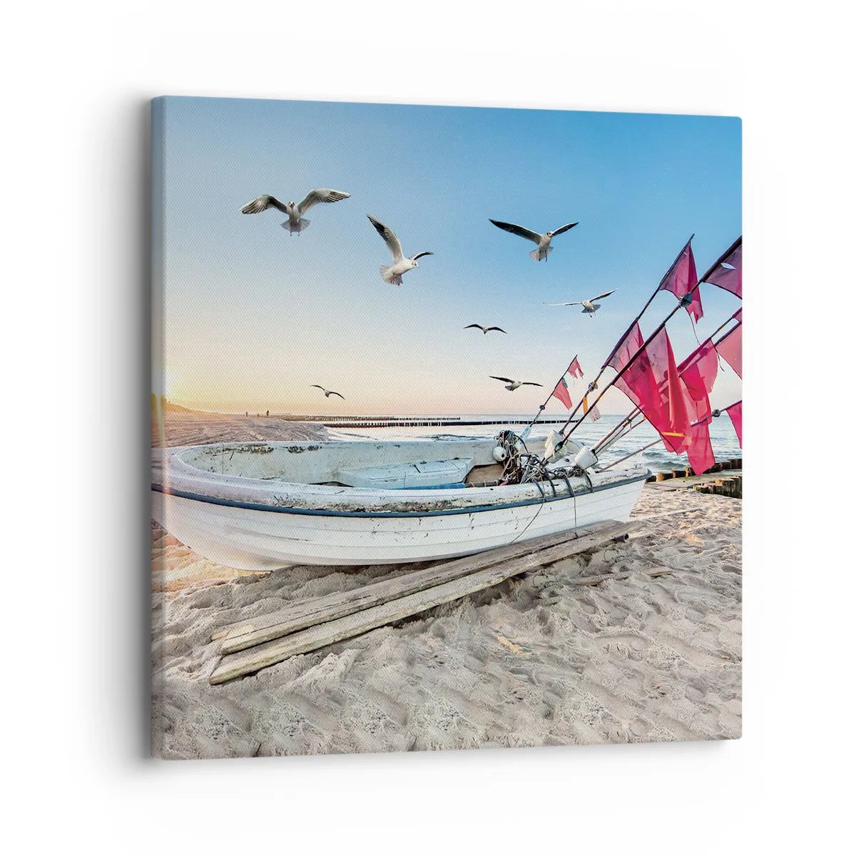 Schilderen op canvas - Een welverdiende rust - 30x30 cm