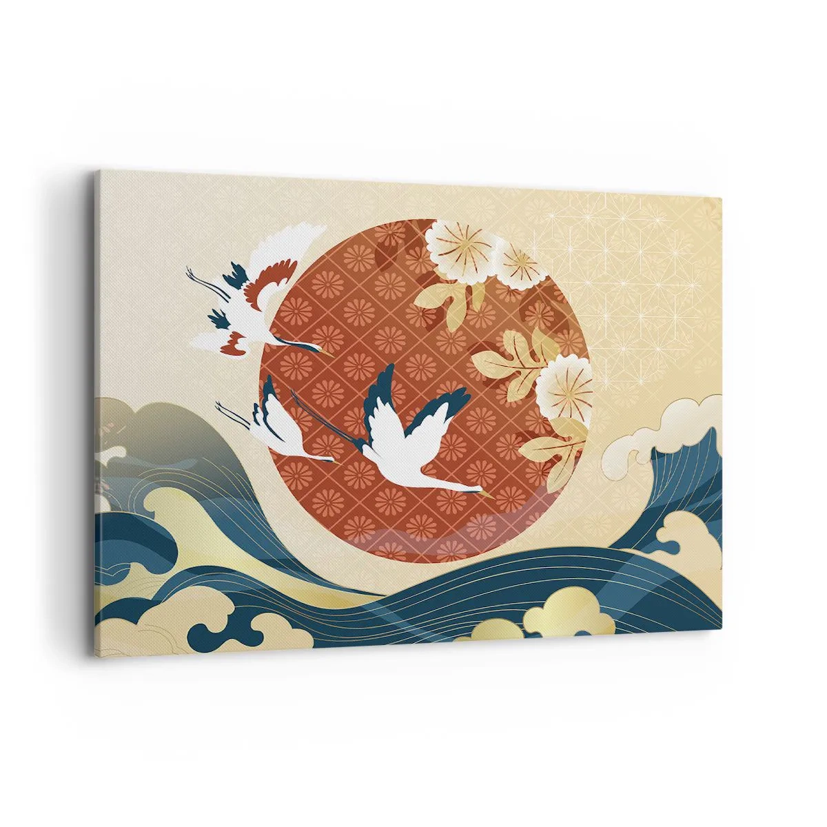 Schilderen op canvas - Japans sprookje - 100x70 cm