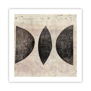 Poster - etnische abstractie - 50x50 cm