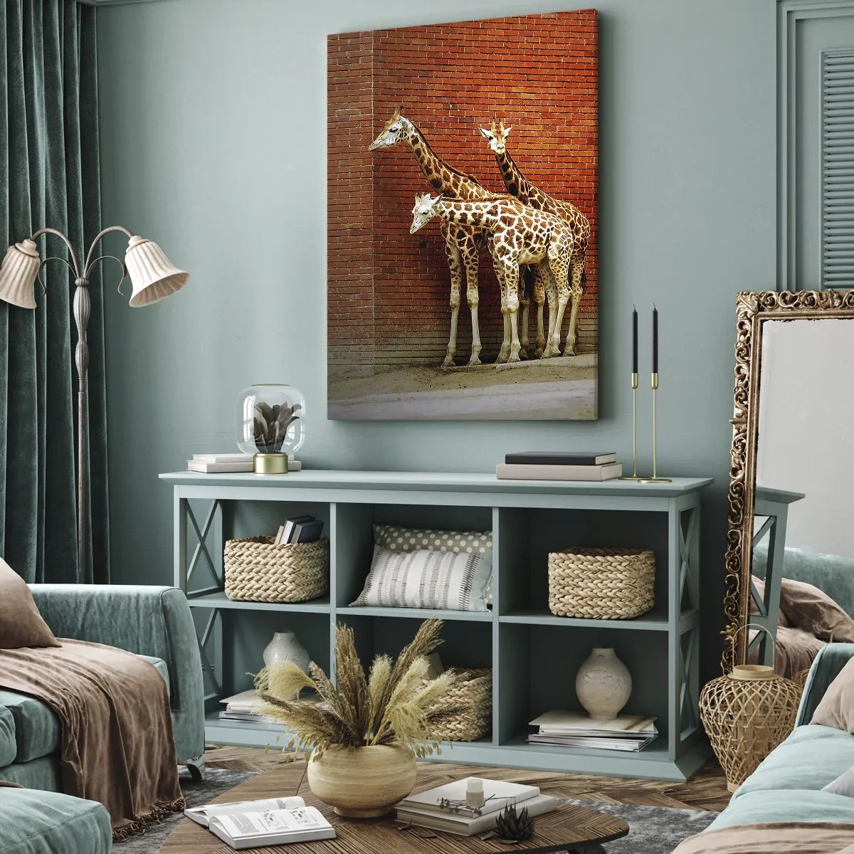 Schilderen op canvas - Zie je acacia? - 55x100 cm