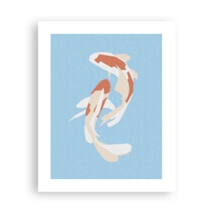 Poster - Spontaan synchroonzwemmen - 40x50 cm