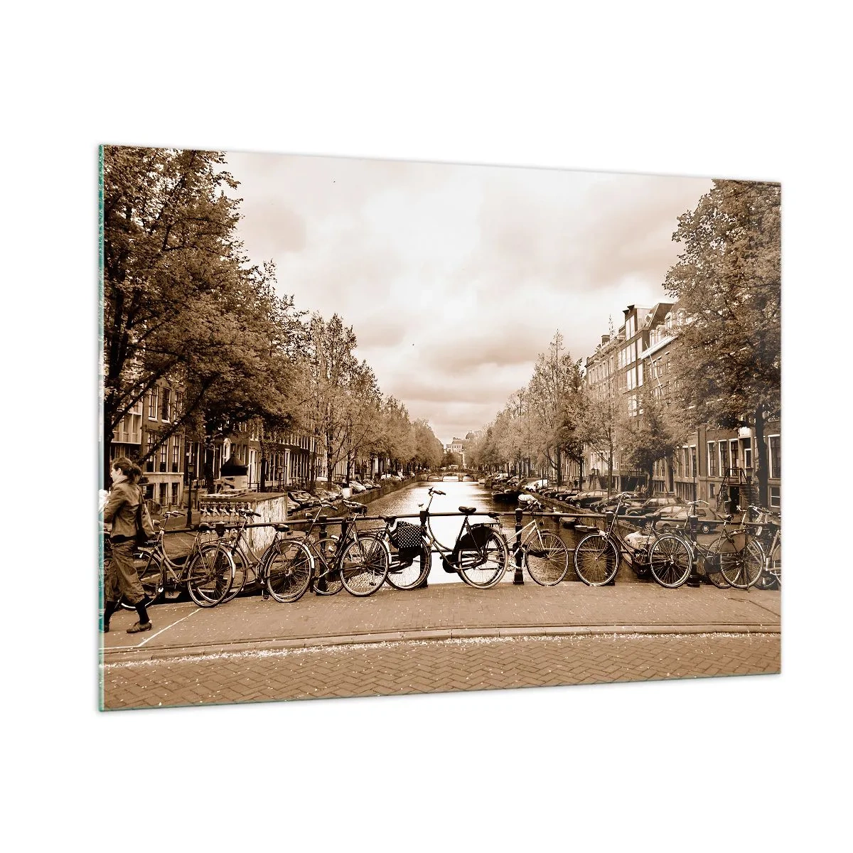 Schilderen op glas - Hollandse sfeer - 100x70 cm