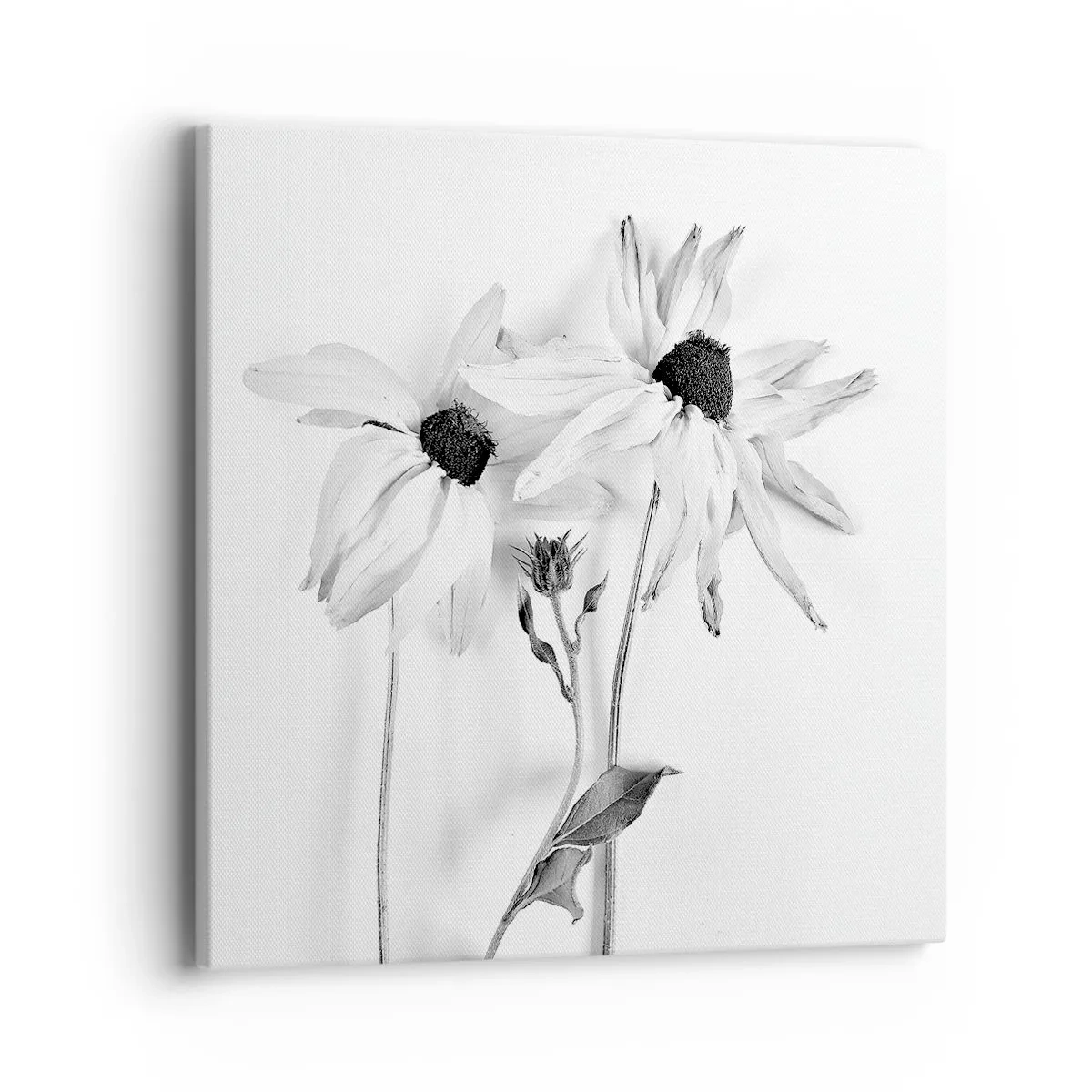 Schilderen op canvas - Niemand wil alleen zijn - 40x40 cm