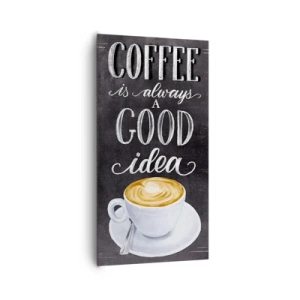 Schilderen op canvas - Of course! - 65x120 cm