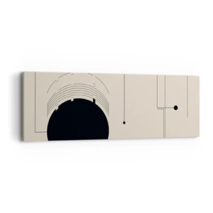 Schilderen op canvas - Een flexibele en dynamische compositie - 90x30 cm