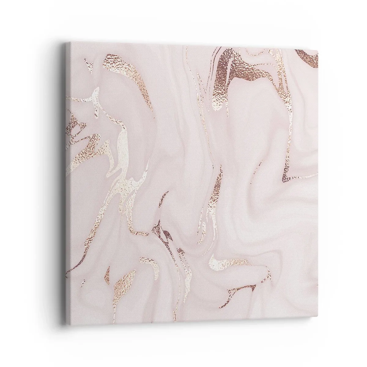 Schilderen op canvas - In een roze sjaal - 40x40 cm