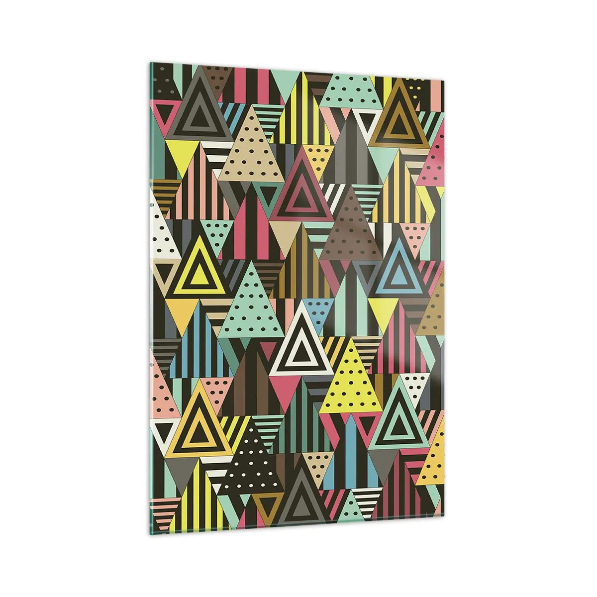 Schilderen op glas - In ritme op drie - 50x70 cm