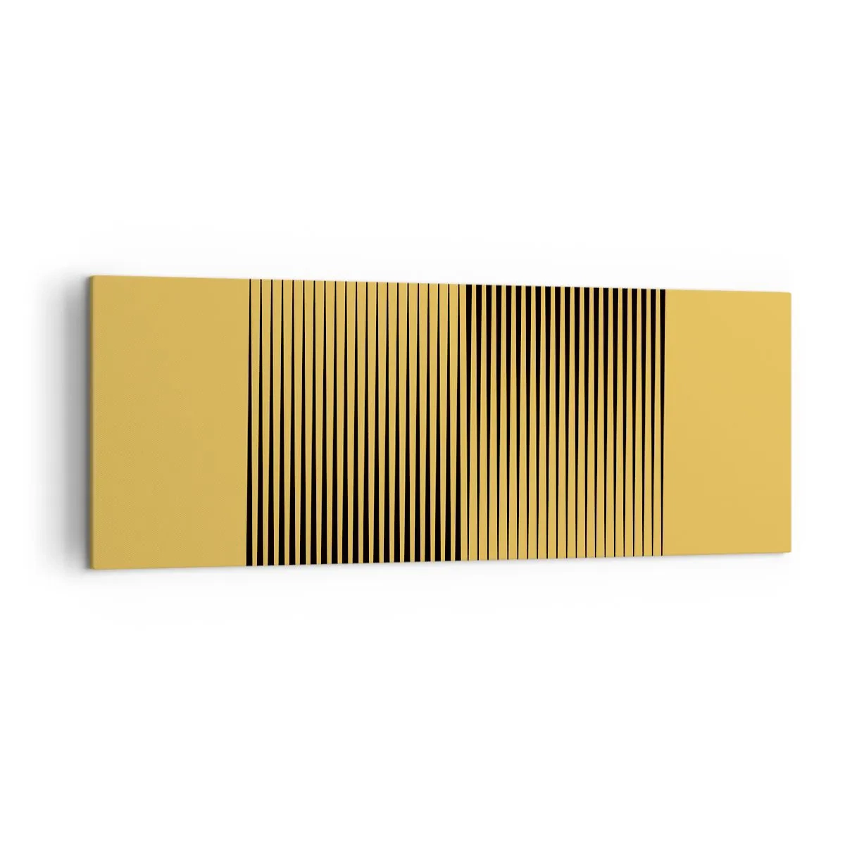 Schilderen op canvas - Vierkant van tegenpolen - 140x50 cm