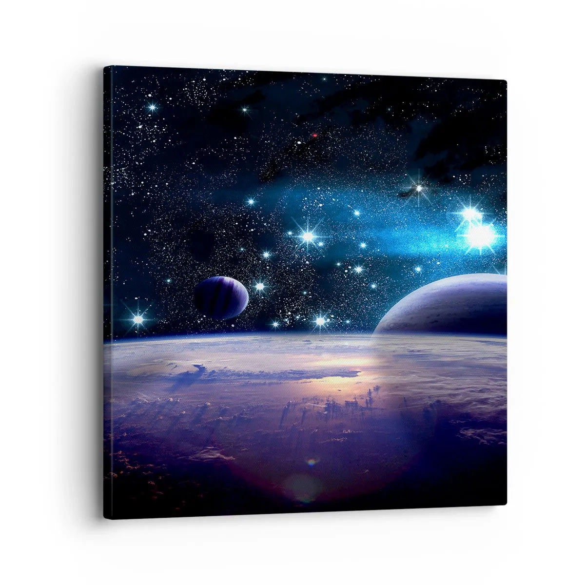 Schilderen op canvas - Nog steeds alleen? - 30x30 cm
