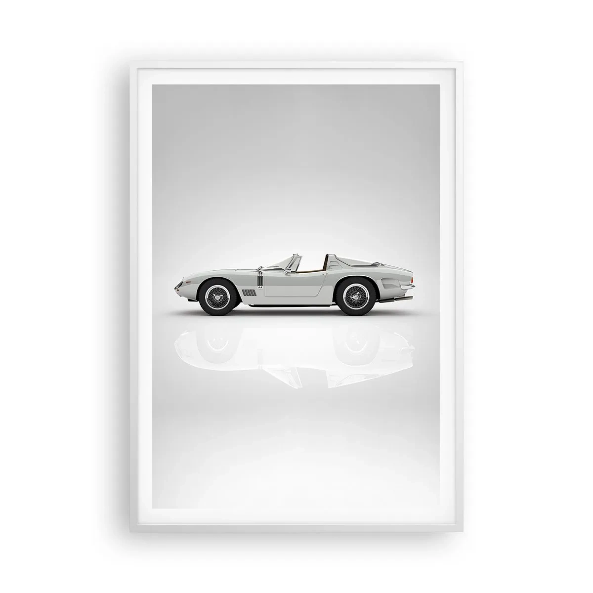 Poster in een witte lijst - Belofte van plezier - 70x100 cm