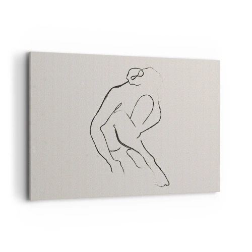 Schilderen op canvas - Intieme schets - 100x70 cm