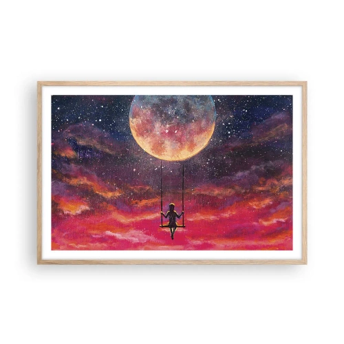 Een poster in een licht eiken lijst - Droom - 91x61 cm