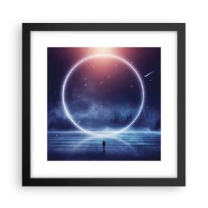 Poster in een zwarte lijst - Ze zijn er al... - 30x30 cm