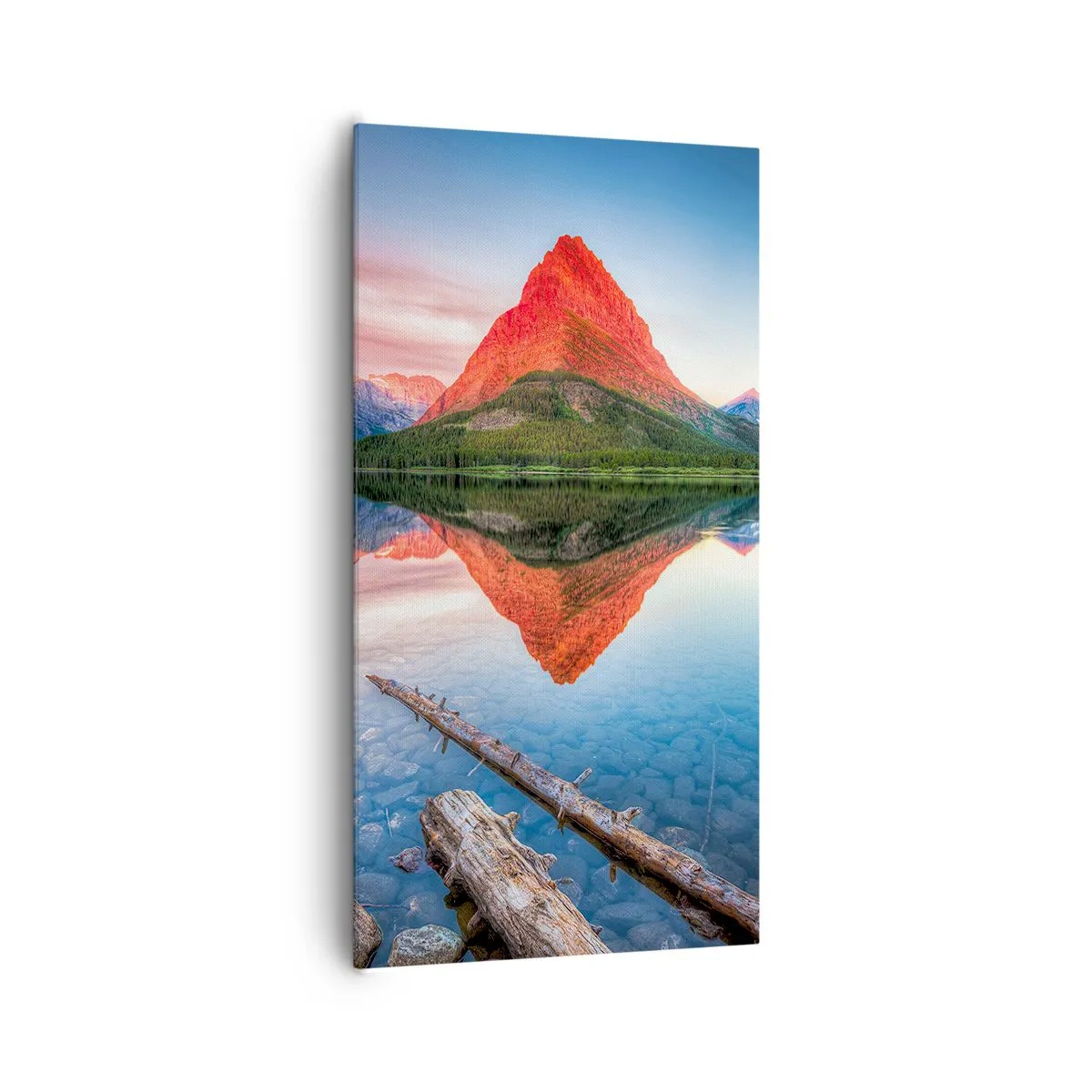 Schilderen op canvas - Warmte en koude - 65x120 cm