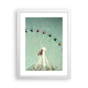 Poster in een witte lijst - Wij nodigen u uit om plezier te hebben - 30x40 cm