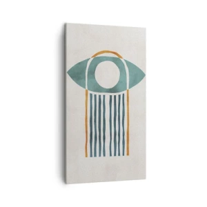 Schilderen op canvas - Tekens en rituelen - 45x80 cm