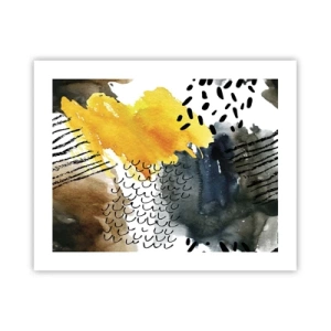 Poster - Een ontmoeting van de elementen - 50x40 cm