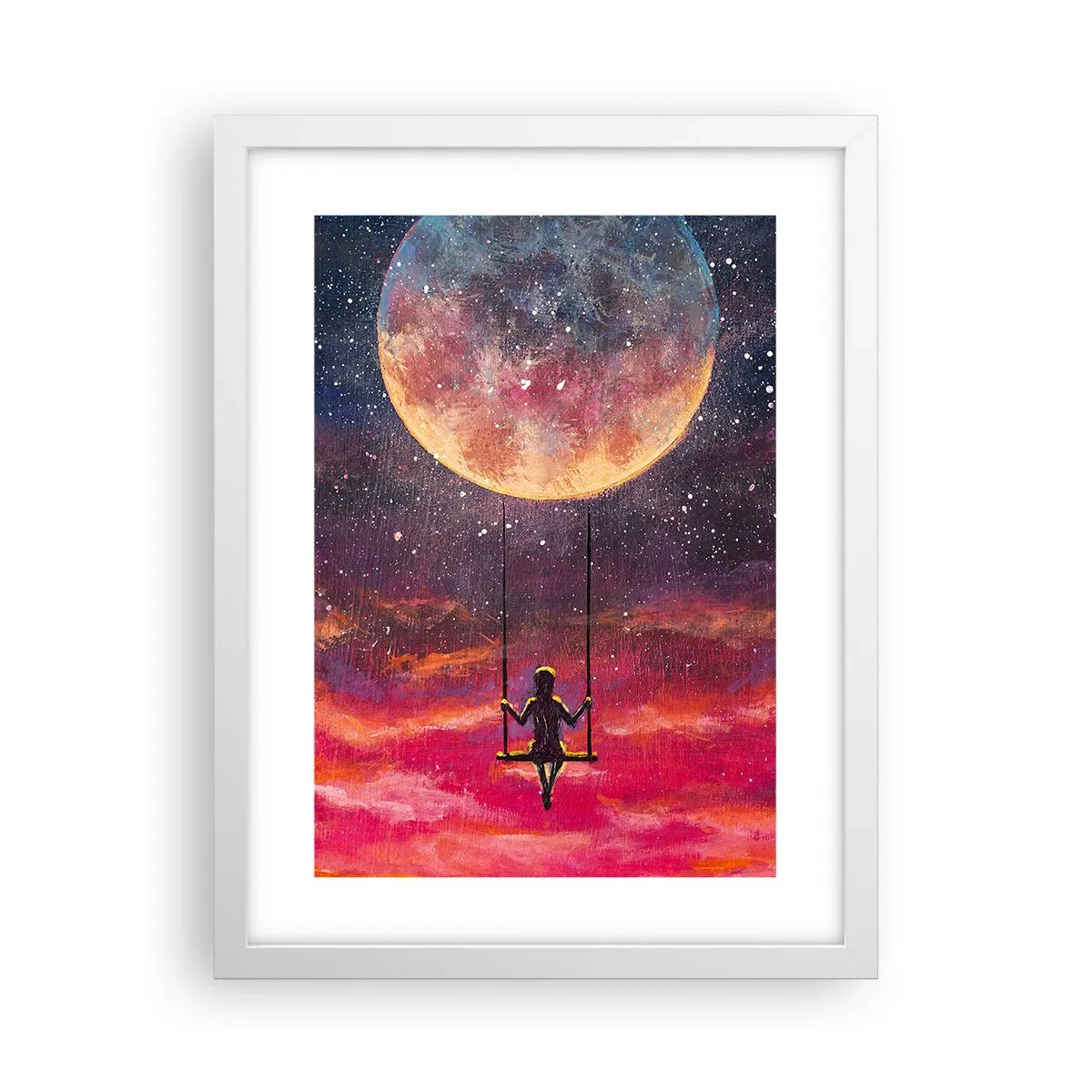 Poster in een witte lijst - Droom - 30x40 cm