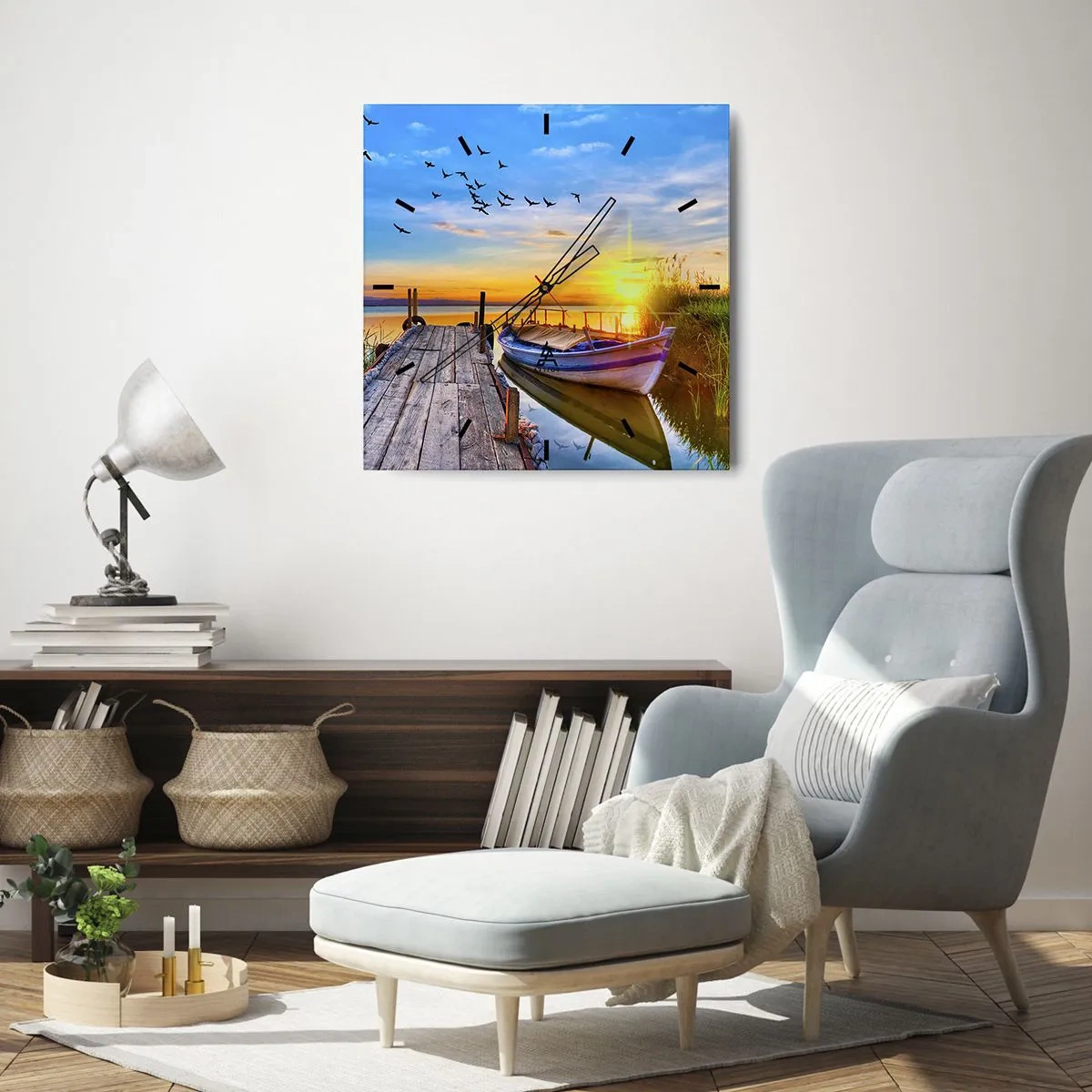 Wandklok - Klok - Ik zie je morgen - 40x40 cm