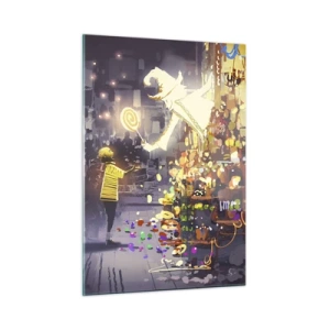 Schilderen op glas - Tovenarij bestaat wel - 50x70 cm