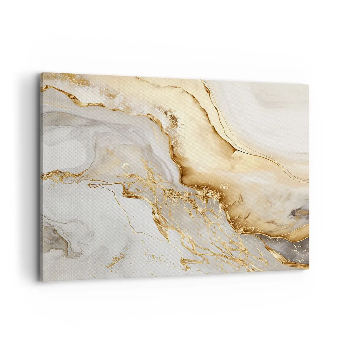 Schilderen op canvas - Abstractie: schoonheid en goedheid - 100x70 cm