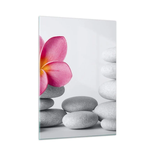 Schilderen op glas - Steen op steen, en op deze steen... - 50x70 cm