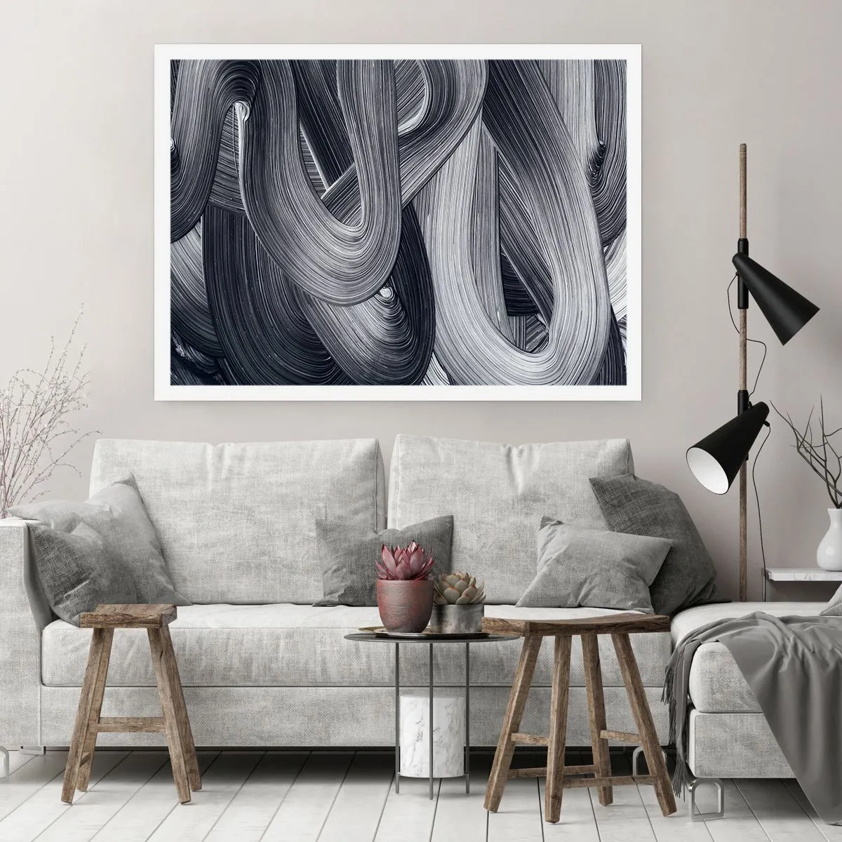 Poster - De vloeibaarheid van de werkelijkheid - 50x40 cm