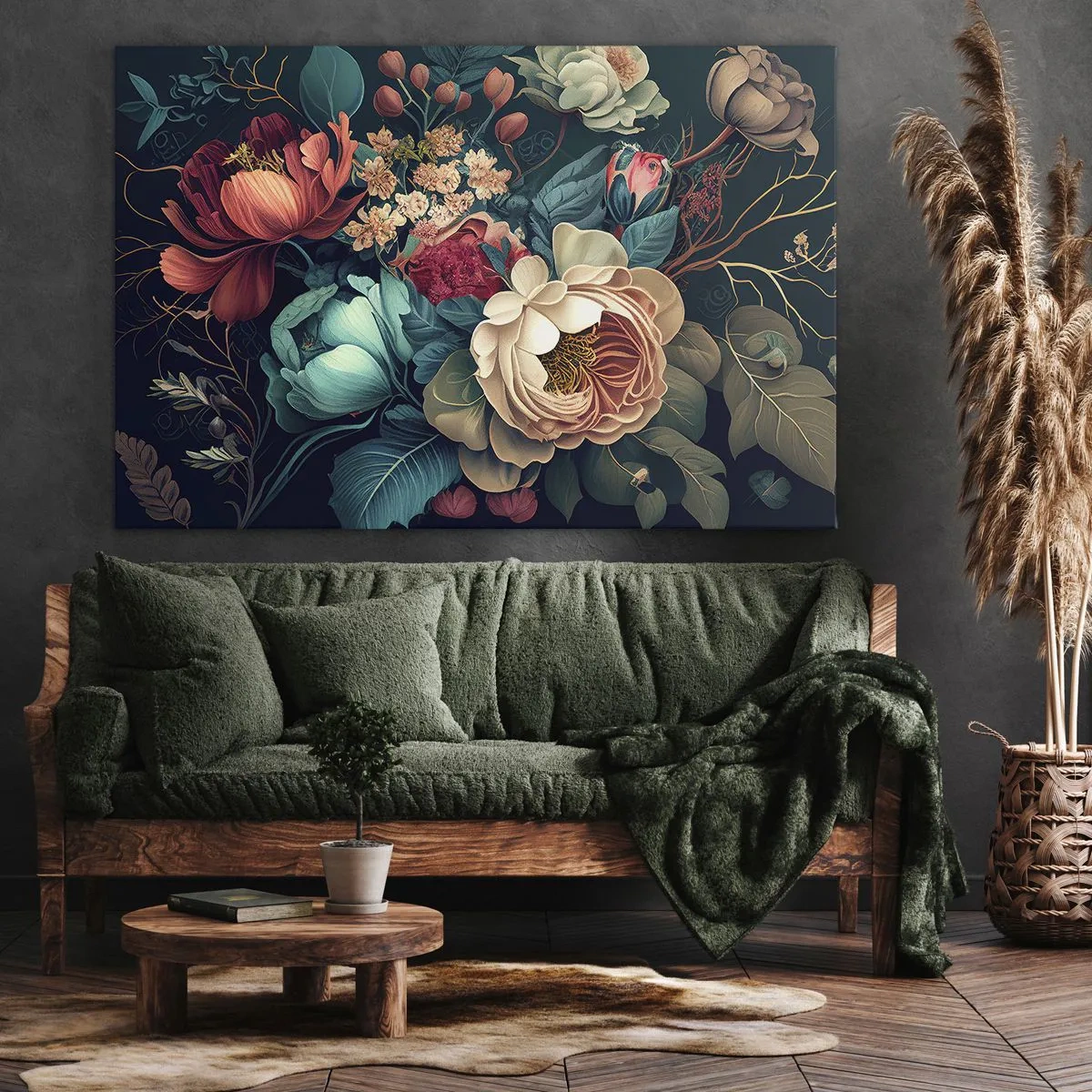 Schilderen op canvas - 19e-eeuwse charme - 100x70 cm