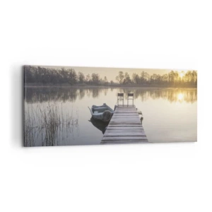 Schilderen op canvas - Ik ben zo terug - 100x40 cm