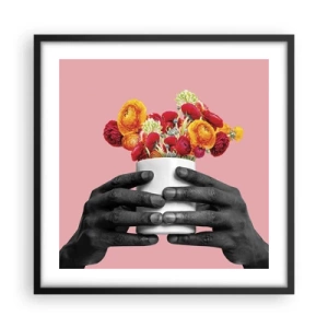 Poster in een zwarte lijst - De apotheose van het leven - 50x50 cm