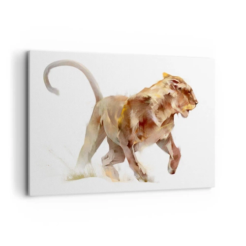 Schilderen op canvas - Wilde gratie - 120x80 cm