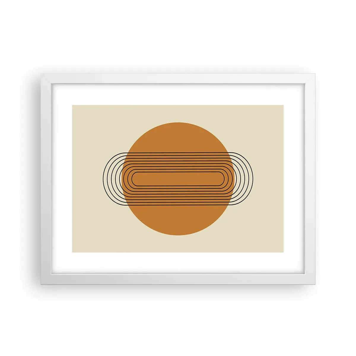 Poster in een witte lijst - Perfect plan - 40x30 cm