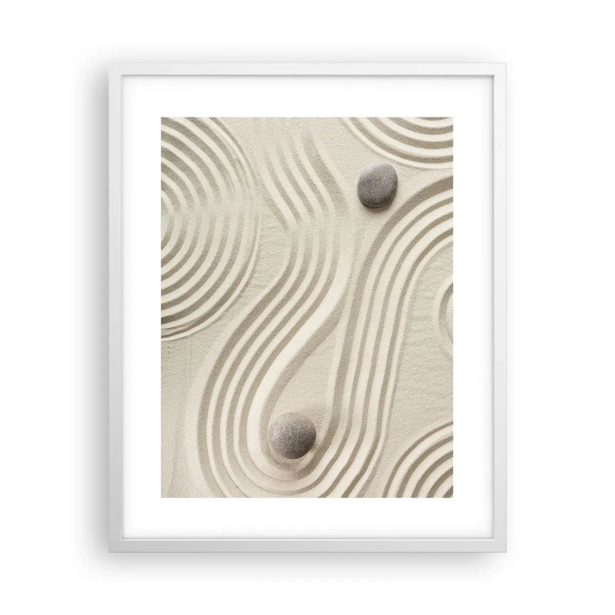 Poster in een witte lijst - Een vleugje warmte - 40x50 cm