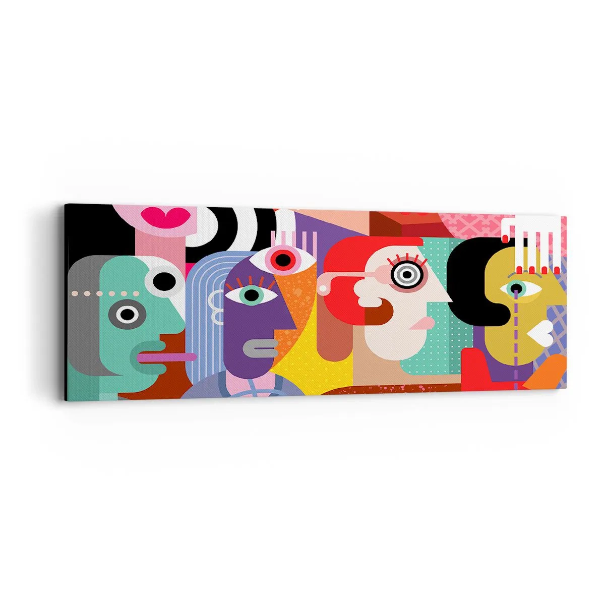 Schilderen op canvas - Wij zijn van de heer Picasso - 90x30 cm