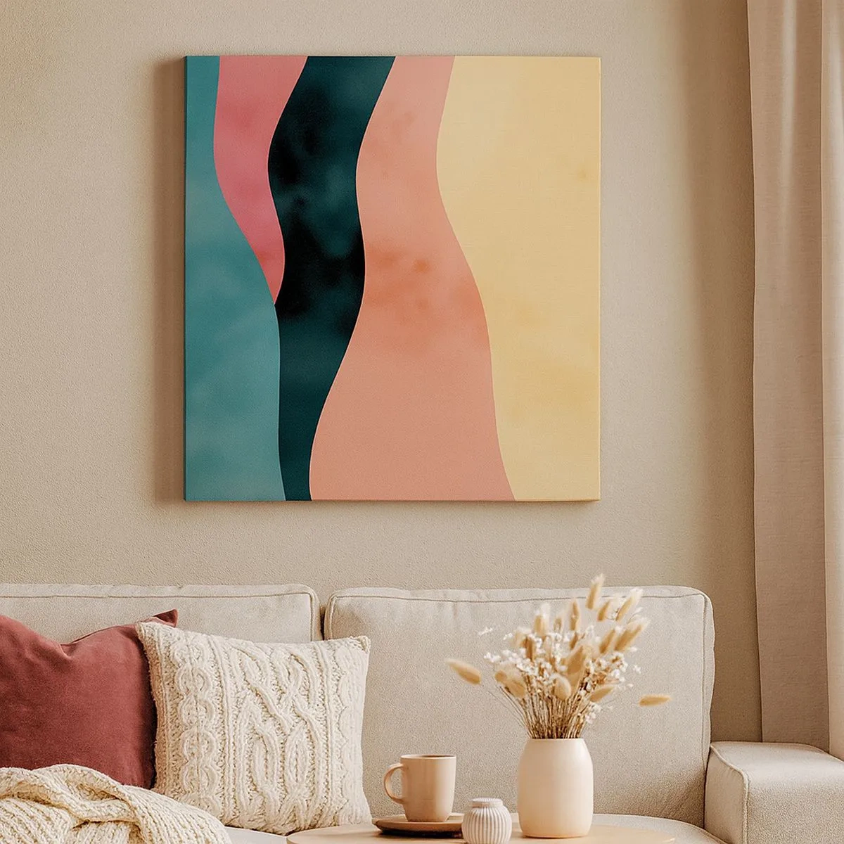 Schilderen op canvas - Conforme non-conformiteit - 30x30 cm