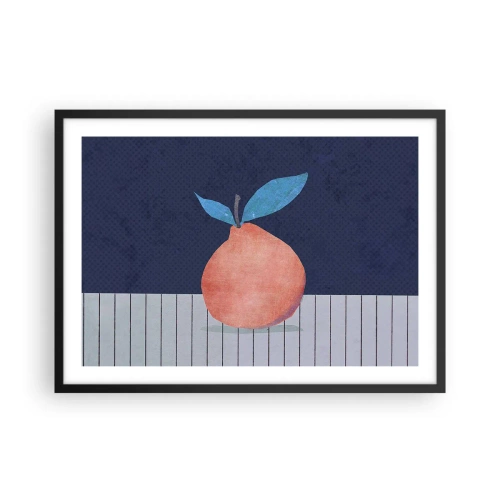 Poster in een zwarte lijst - Convexiteit en vlak - 70x50 cm
