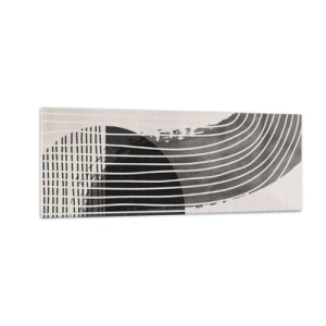 Schilderen op glas - Daar en terug - 140x50 cm