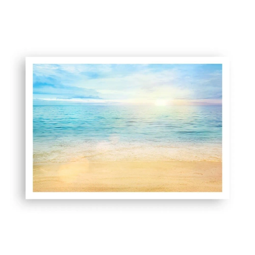 Poster - Groot blauw - 100x70 cm