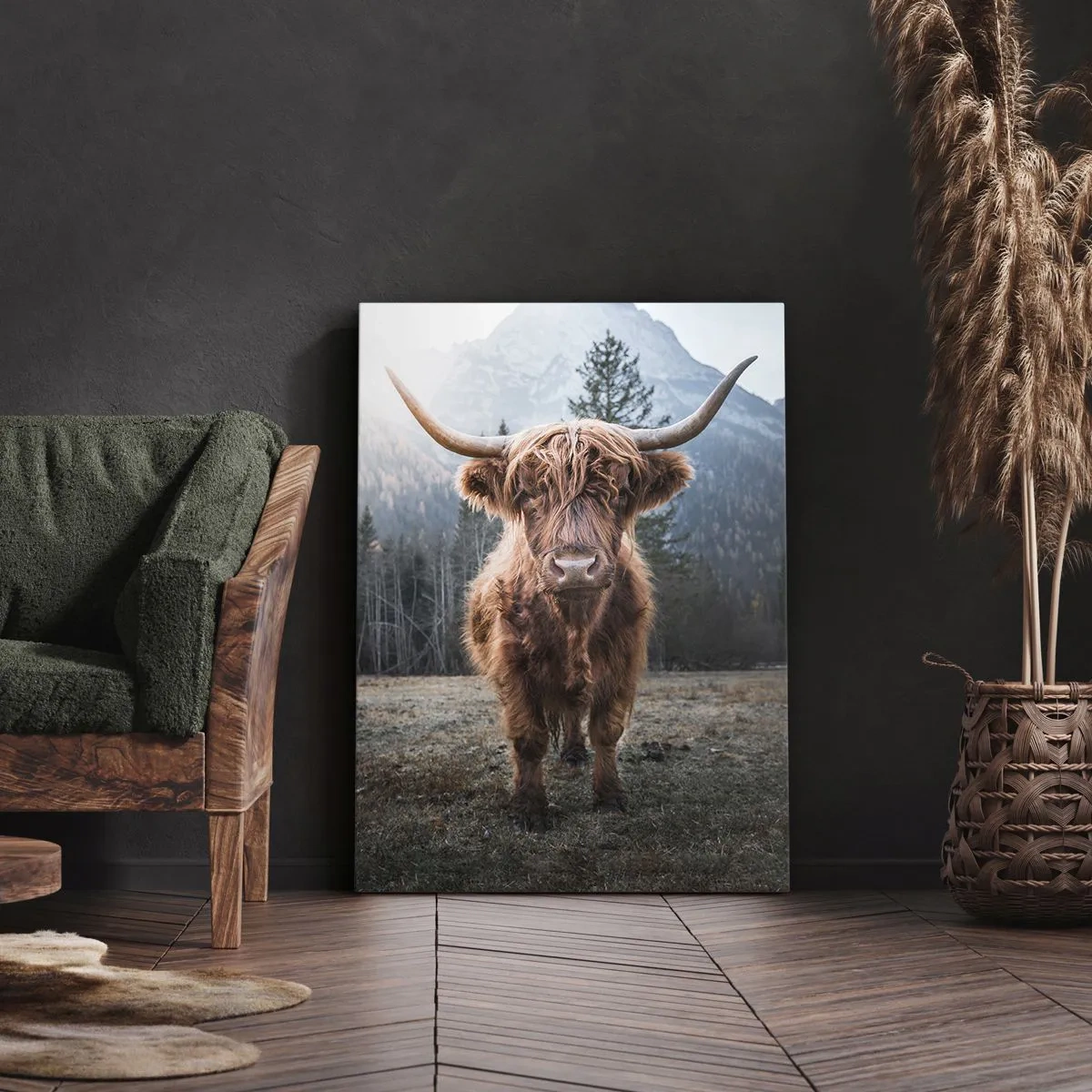 Schilderen op canvas - Groeten uit de bergweide - 70x100 cm