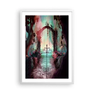 Poster in een witte lijst - Geheime Tuin - 50x70 cm