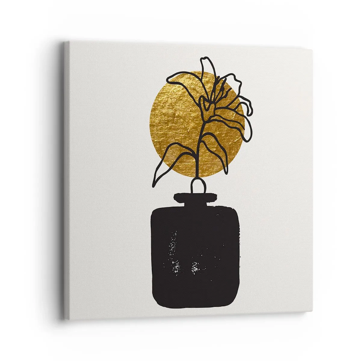 Schilderen op canvas - Schoonheid is goud waard - 30x30 cm