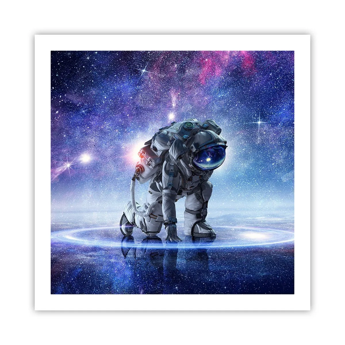 Poster - De sterrenhemel boven mij - 60x60 cm