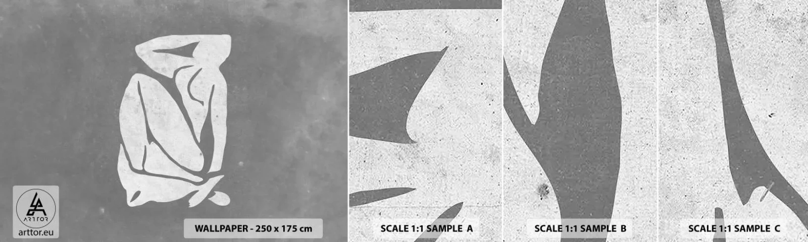 Fotobehang Staaltje Standard Eco - In reflectie - Minimalistisch, Handeling, Delicaat - 100x30 cm