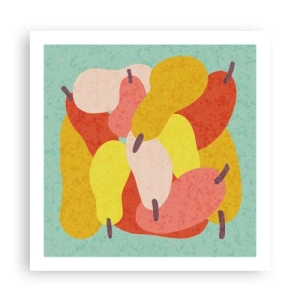 Poster - Probeer de zomerzon - 60x60 cm