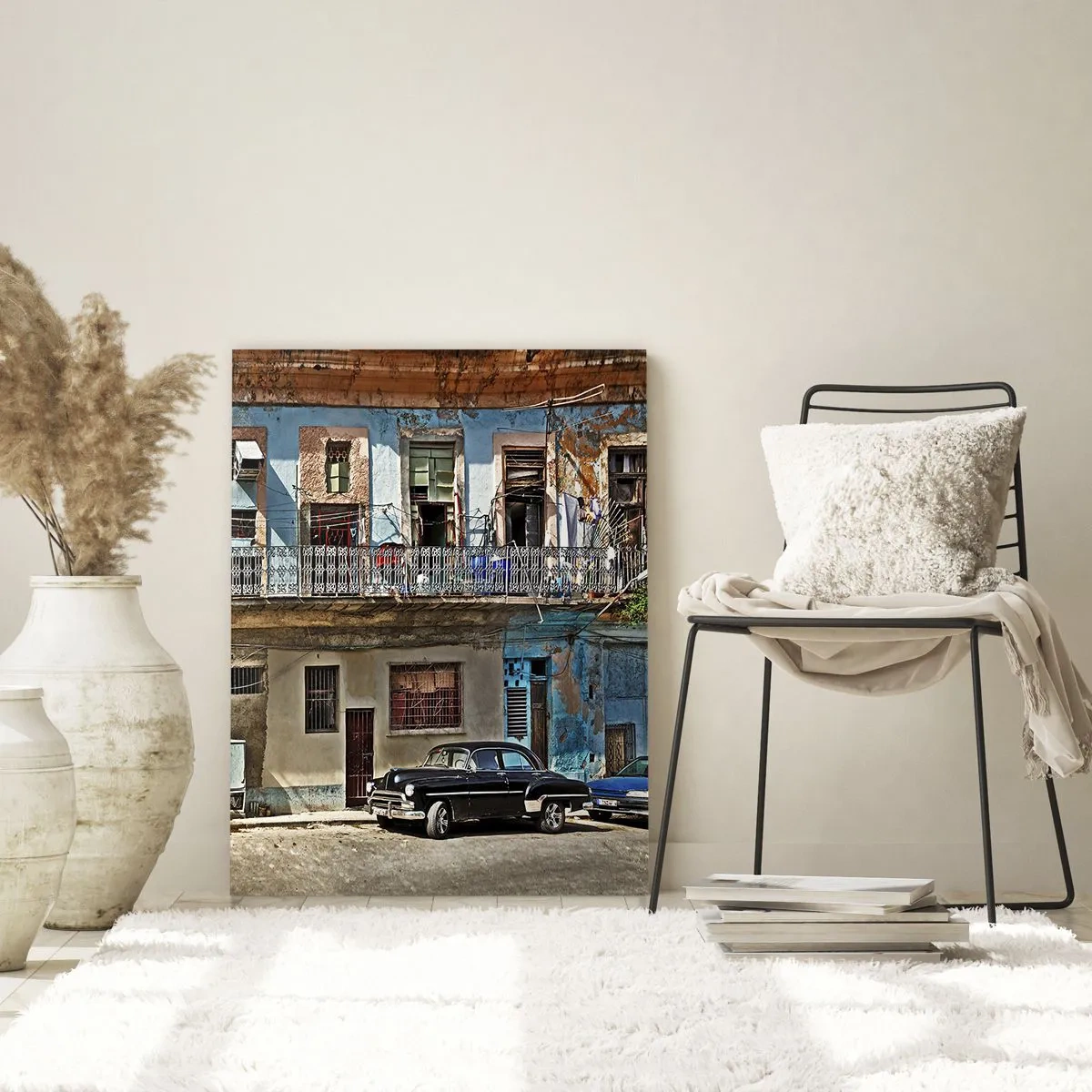 Schilderen op glas - Havana-vibes - 80x120 cm