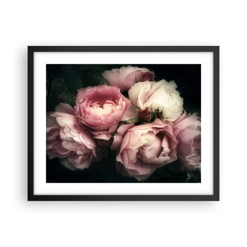 Poster in een zwarte lijst - De charme van belle epoque - 50x40 cm