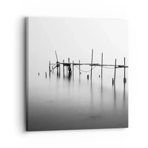 Schilderen op canvas - Wat als er geen wereld is? - 30x30 cm