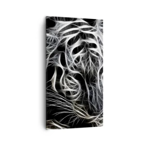 Schilderen op canvas - Een onderzoek naar de lichtheid van katten - 45x80 cm