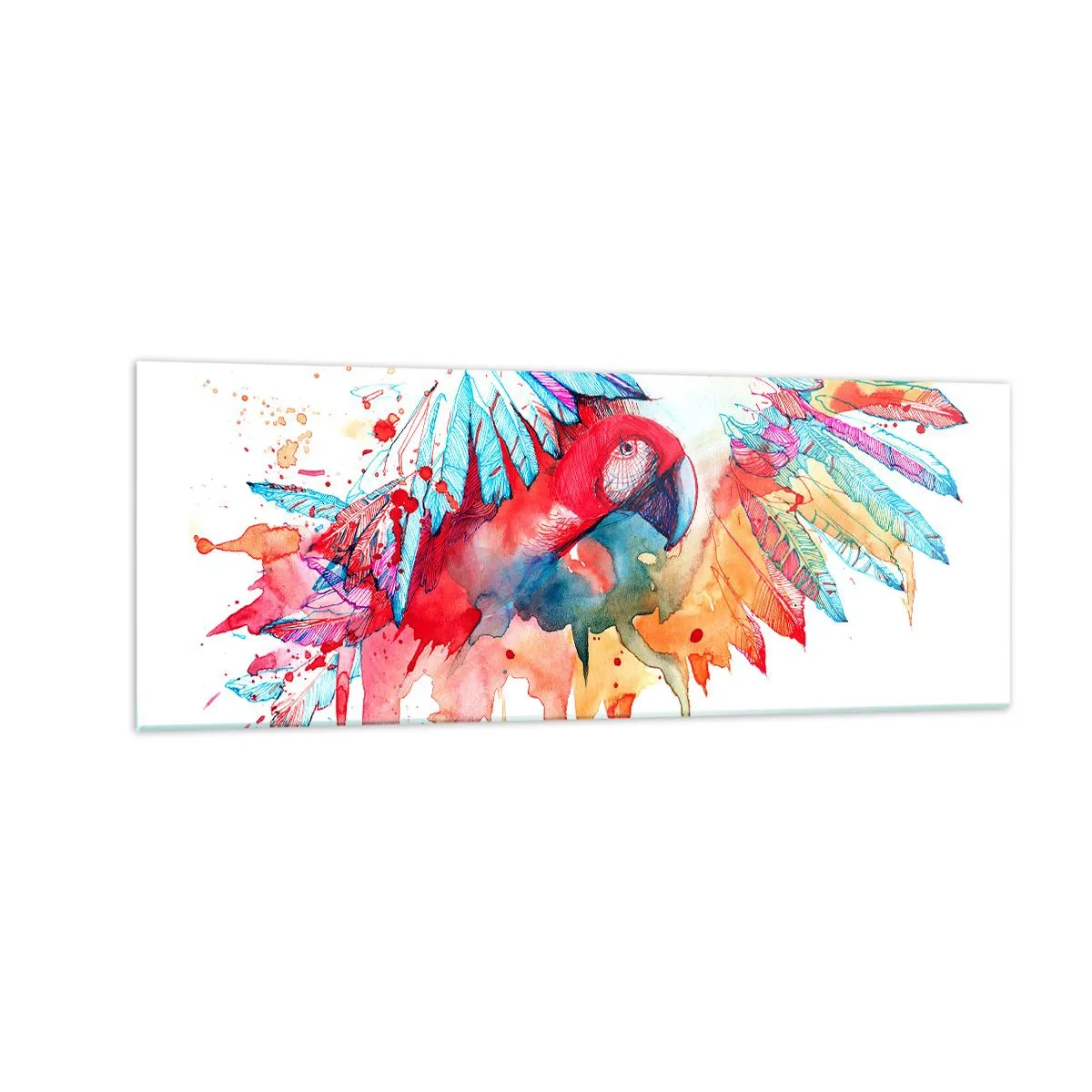 Schilderen op glas - . - 140x50 cm